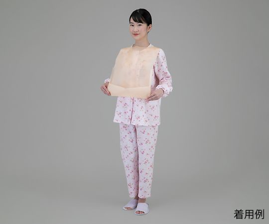 ナビス（アズワン） ディスポ食事用エプロン（ポケット付）　80枚入　DA-1P 1袋（ご注文単位1袋）【直送品】