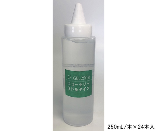 ちばら エコーゼリー　250ml×24本入　ミドルタイプ（超音波診断用）　CE-GEL250M 1箱（ご注文単位1箱）【直送品】