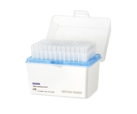 メトラー・トレド　レイニン LTSチップ リムーバブルカバーラック RT LTS 1000μL SW 768A/8 1個（96本×8ラック入）　30389220 1個（ご注文単位1個）【直送品】