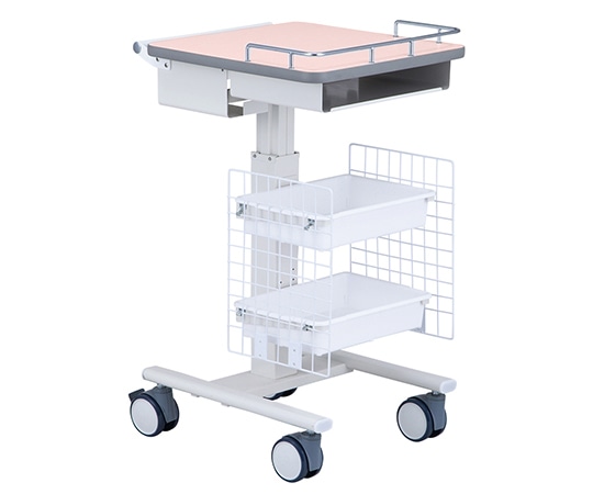 ナビス(アズワン) ナースカート(昇降タイプ) ピンク N 1台(ご注文単位1台)【直送品】