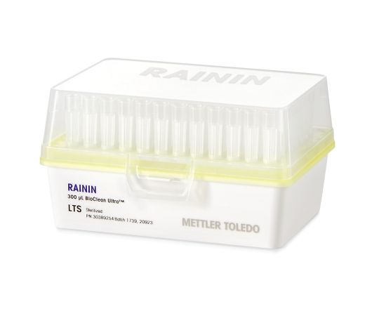 メトラー・トレド レイニン 低吸着汎用チップ(リムーバブルカバーラック入)ローリテンションチップ RT UNV 300μL FL 768A/8 1個(96本×8ラック入) 30389139 1個(ご注文単位1個)【直送品】