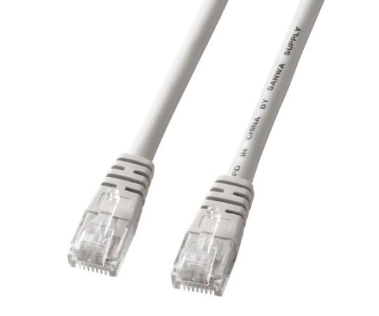 サンワサプライ 1m LANケーブル(CAT5e/クロス結線/グレー) EA764B-521 1個(ご注文単位1個)【直送品】