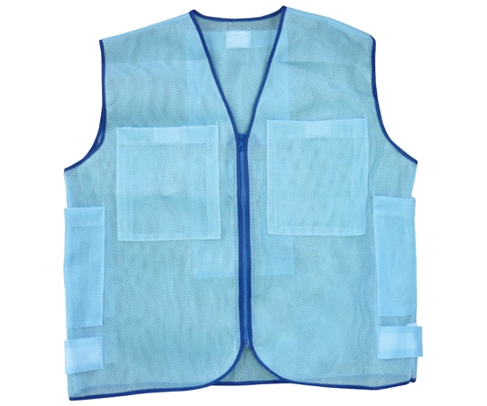 ブレイン 爽快くんRメッシュベスト（保冷剤6個付）　BR-536 1個（ご注文単位1個）【直送品】