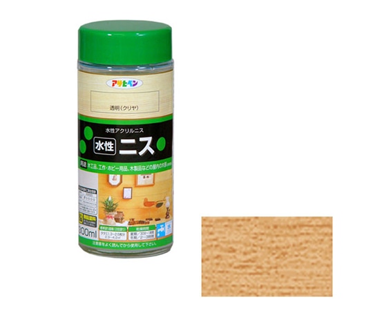 アサヒペン 水性ニス 300mL (透明 (クリヤ)) 1個(ご注文単位1個)【直送品】