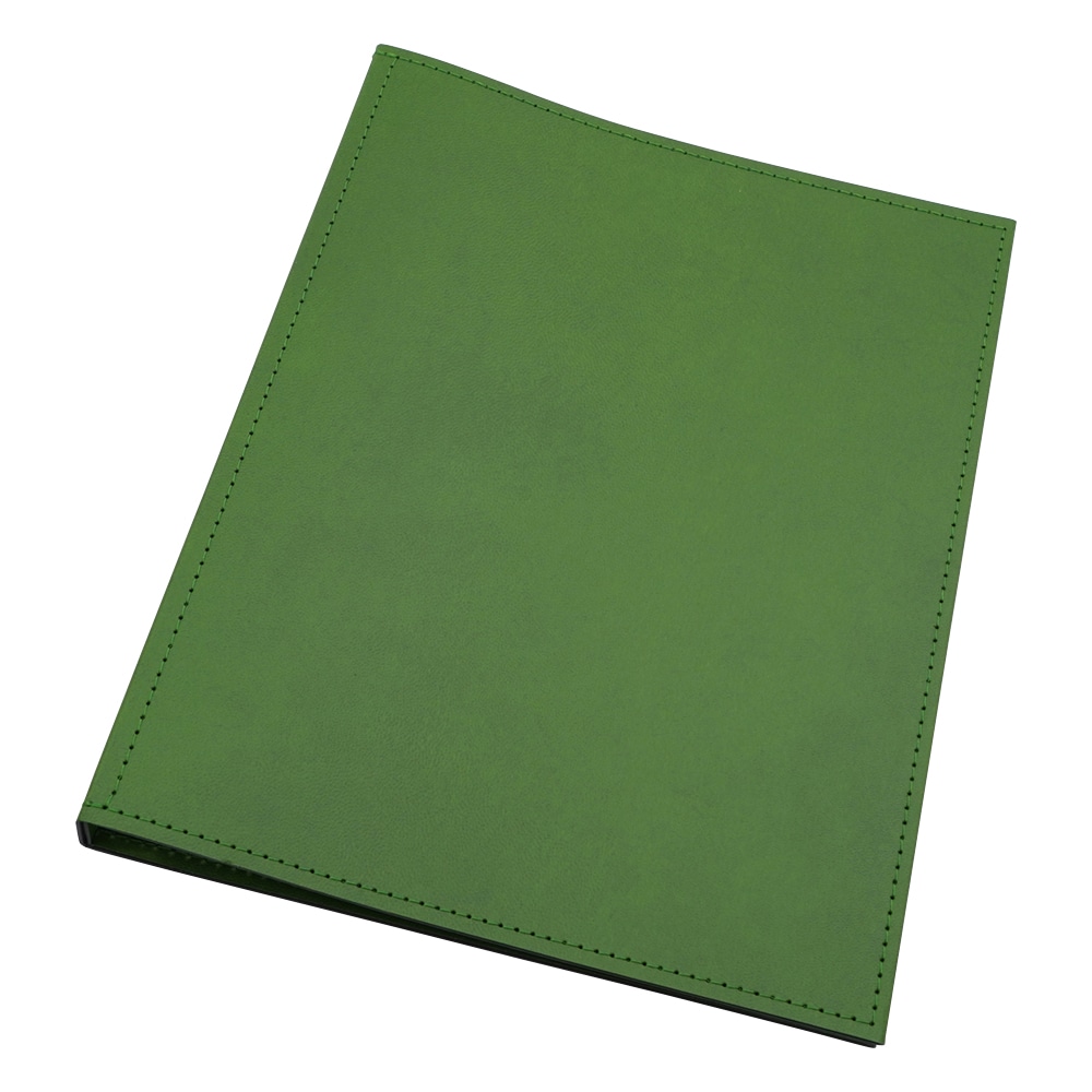 LIHITLAB カルテブック A4・4穴・スタンダード グリーン CY4-4L 1冊(ご注文単位1冊)【直送品】