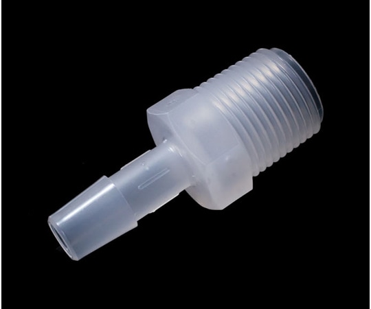 アイシス PP R3/8オスネジ付きストレートアダプター 軟質チューブ内径8.0mm(5/16)用 10個入 IMJR4086 1袋(ご注文単位1袋)【直送品】