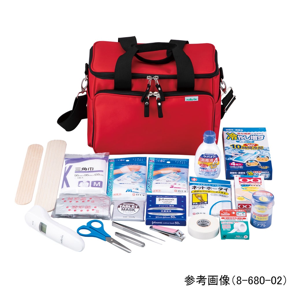 ナビス(アズワン) 救急バッグセット 予測式体温計 PTB 1個(ご注文単位1個)【直送品】