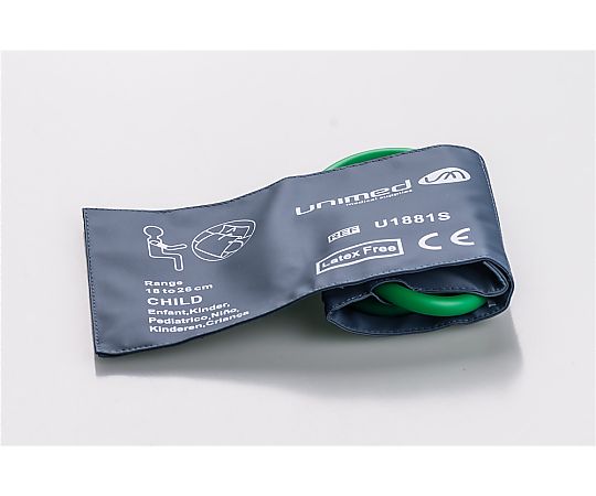 ナビス(アズワン) リユーザブル血圧計カフ 小児用 18~26cm U1881S-C17 1枚(ご注文単位1枚)【直送品】