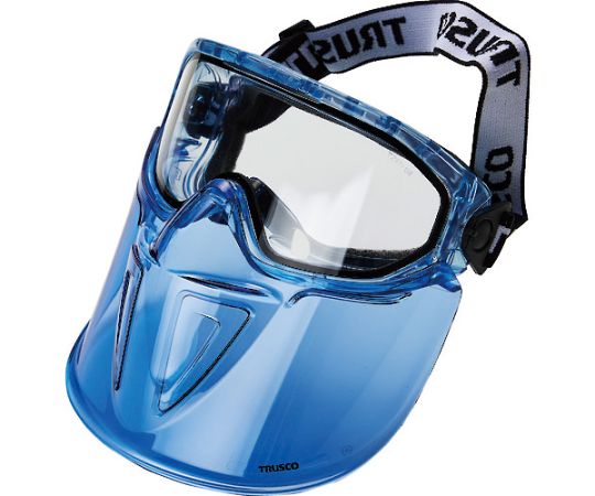 トラスコ中山 セーフティゴーグル バイザー付 密閉タイプ TSG-83M 1個(ご注文単位1個)【直送品】