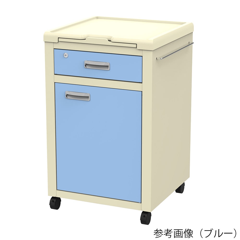 アズワン 床頭台 グリーン　BS30GR 1個（ご注文単位1個）【直送品】