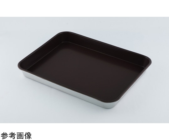 アズワン フッ素コーティングアルミバット 3号 240×310×36mm　 1個（ご注文単位1個）【直送品】