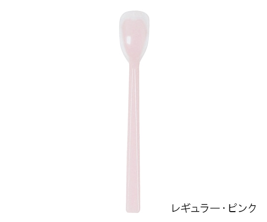 岡部洋食器製作所 口あたりやさしいスプーン 一体型・レギュラー ピンクKU-04P 1個 (ご注文単位1個) 【直送品】
