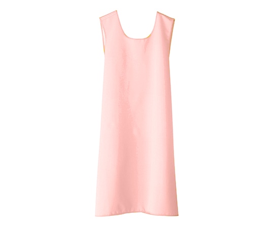 フットマーク パッとつけられる入浴介護エプロン ピーチ L-LL403310-739 1個 (ご注文単位1個) 【直送品】