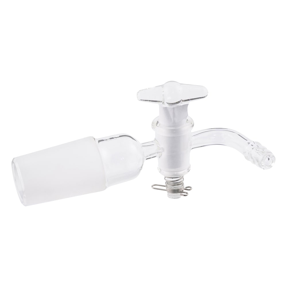 アズワン 排気管 曲管 ガラスコックVCG2942 1個 (ご注文単位1個) 【直送品】