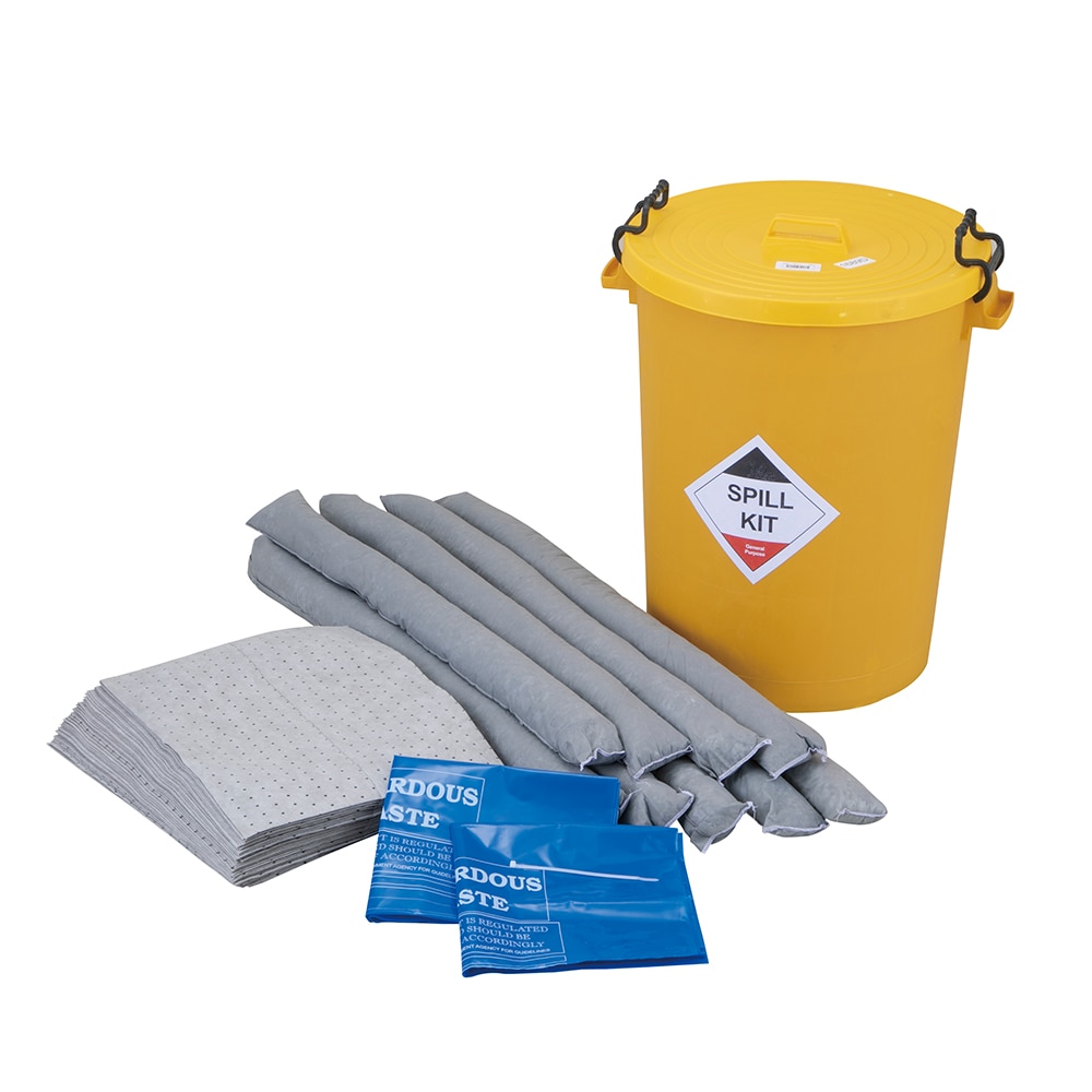 アズワン 緊急液体吸収キット (水・油・溶剤用) GSK6E 1セット (ご注文単位1セット) 【直送品】