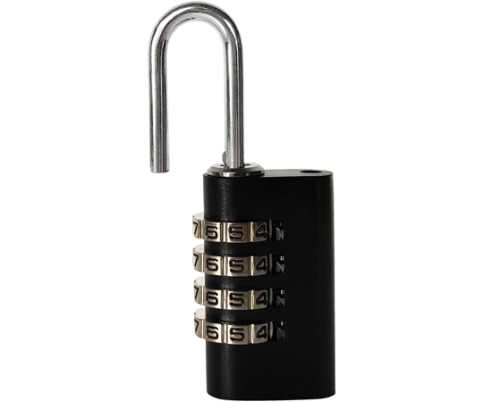 セーフラン安全用品 ダイヤル可変式錠 (亜鉛合金) 約58×21mm 黒12730 1個 (ご注文単位1個) 【直送品】