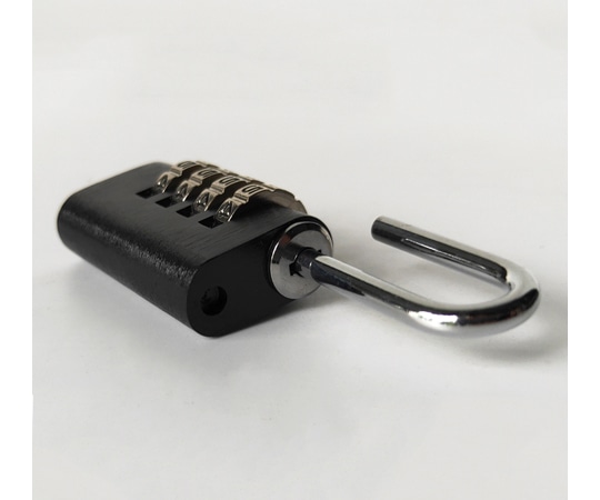 セーフラン安全用品 ダイヤル可変式錠 (亜鉛合金) 約58×21mm 黒12730 1個 (ご注文単位1個) 【直送品】