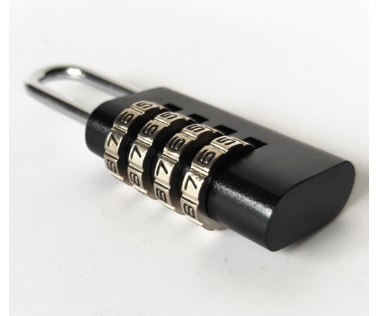 セーフラン安全用品 ダイヤル可変式錠 (亜鉛合金) 約58×21mm 黒12730 1個 (ご注文単位1個) 【直送品】