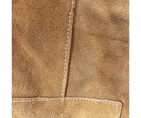 セーフラン安全用品 溶接用牛革防護服 フリーサイズ 茶色39951 1個 (ご注文単位1個) 【直送品】