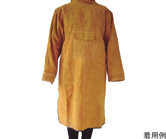 セーフラン安全用品 溶接用牛革防護服 フリーサイズ 茶色39951 1個 (ご注文単位1個) 【直送品】