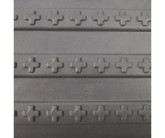 セーフラン安全用品 段差プレート (ストレート) 900×270×95mm 3.2kg/p 連結用ネジ付属 グレーJ2406 1台 (ご注文単位1台) 【直送品】