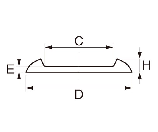 エスコ 60.0mm キャスター用受け皿 (スケルトン/4個) EA986TS-6 1袋 (ご注文単位1袋) 【直送品】