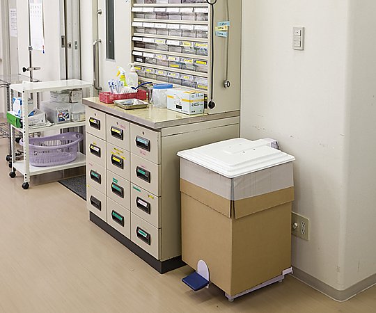 山崎産業 (コンドル) 医療廃棄物容器ホルダー (本体・蓋セット) SK-F 大SK-F OP-3 1個 (ご注文単位1個) 【直送品】