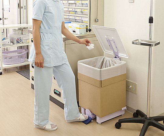 山崎産業 (コンドル) 医療廃棄物容器ホルダー (本体・蓋セット) SK-F 大SK-F OP-3 1個 (ご注文単位1個) 【直送品】