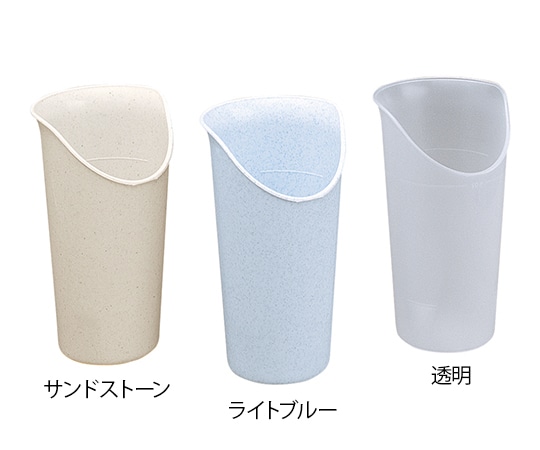 アズワン 鼻にあたらないコップ ロールエッジタイプ 透明 6個入F74593-0614 1箱 (ご注文単位1箱) 【直送品】