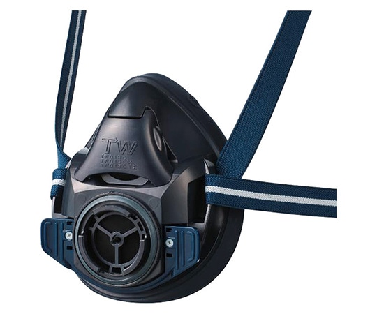 重松製作所 防じん・防毒両検定マスク/半面形/ Sサイズ/烏羽色 (ブラック) TW01SC (S) BK 1個 (ご注文単位1個) 【直送品】