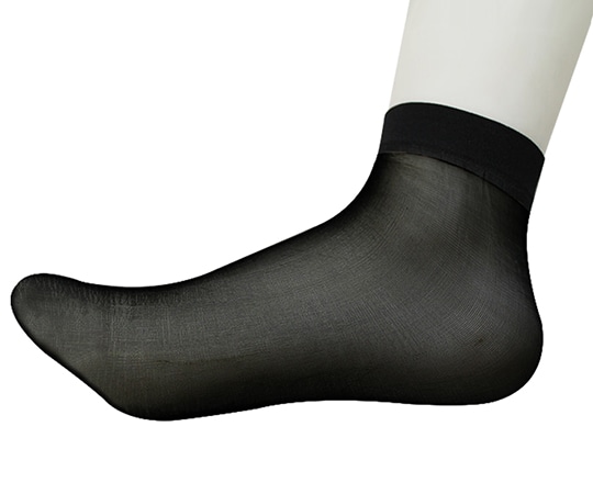 セーフラン安全用品 使い捨て靴下 黒 1袋 (100足入) 11375 1袋 (ご注文単位1袋) 【直送品】