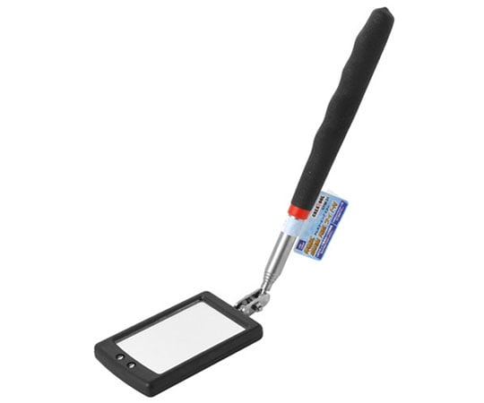 WIZ'A (アークランドサカモト) 伸縮式点検鏡 角型ライト付GTIM-31 1本 (ご注文単位1本) 【直送品】