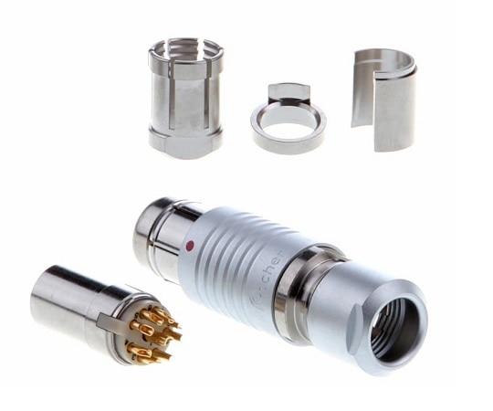 ライボルト 真空装置用電気フィードスルー 大気側コネクタ 1個 (ご注文単位1個) 【直送品】