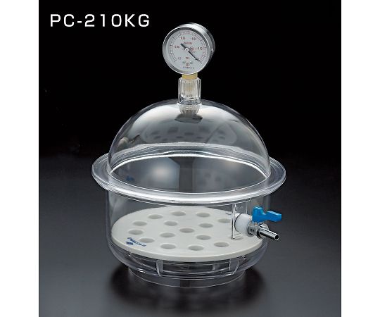 サンプラテック 真空ポリカデシケーター PC-210KG04705 1台 (ご注文単位1台) 【直送品】