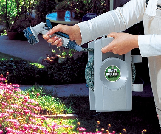 アイリスオーヤマ ハンディーホースリール グリーン 220×124×276mmER-10 1個 (ご注文単位1個) 【直送品】