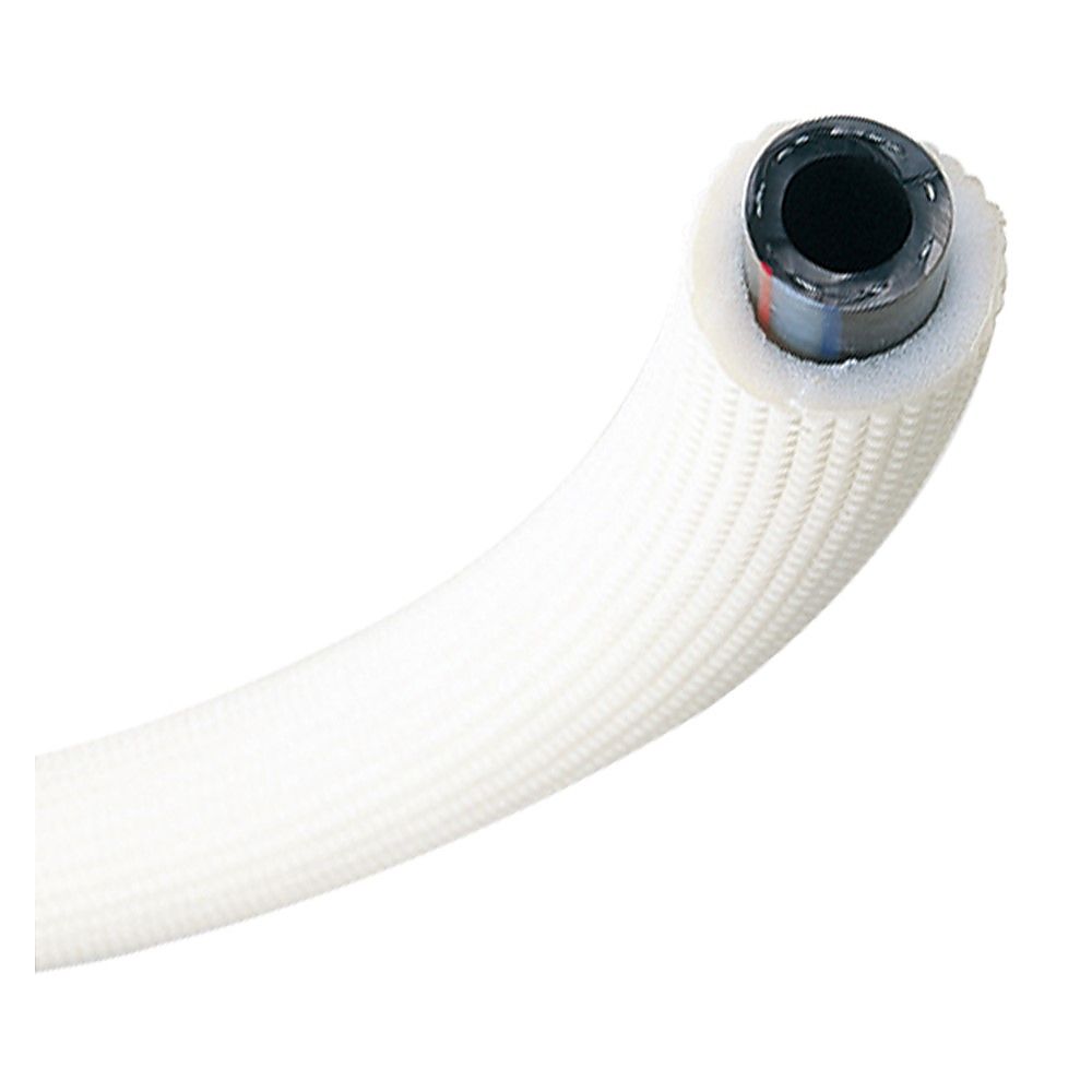 トヨックス 冷却水結露防止用耐圧ブレードホース ハイブリッドトヨドロップホース 内径12mm×外径18mm×断熱材外径26mm 長さ8mHTD-12G-8 1本 (ご注文単位1本) 【直送品】