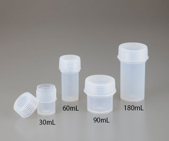 アズワン PFAサンプルコンテナ 60mL130397 1個 (ご注文単位1個) 【直送品】