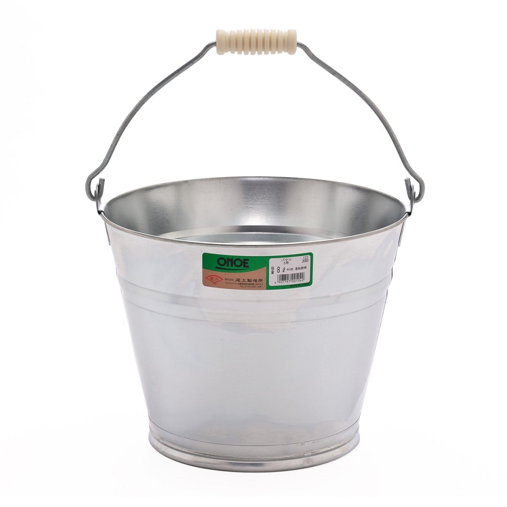 尾上製作所 バケツ 3号 8L3ゴウ 1個 (ご注文単位1個) 【直送品】