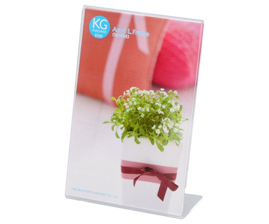 ハクバ写真産業 アクリルLフレーム ハガキサイズ 1面 (タテ) FACL-KGT 1個 (ご注文単位1個) 【直送品】