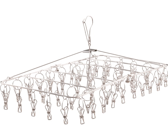 アイリスオーヤマ ステンレスピンチハンガーPIH-50SH 1個 (ご注文単位1個) 【直送品】