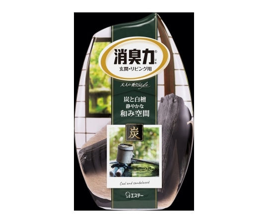 エステー お部屋の消臭力 炭と白檀の香り 400ML 1個 (ご注文単位1個) 【直送品】