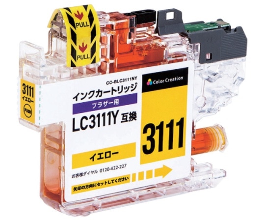 カラークリエーション カラークリエーション インクカートリッジ イエローCC-BLC3111NY 1個 (ご注文単位1個) 【直送品】