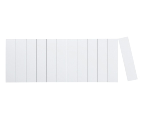 ベロス マグタッチ ラベルライター対応シート ハーフカット 白 1袋 (24片入) MN-1252 1袋 (ご注文単位1袋) 【直送品】