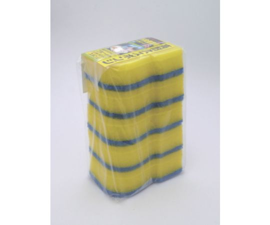 キクロン プロ外食産業用スポンジ イエロー (5個入) S-102 1袋 (ご注文単位1袋) 【直送品】