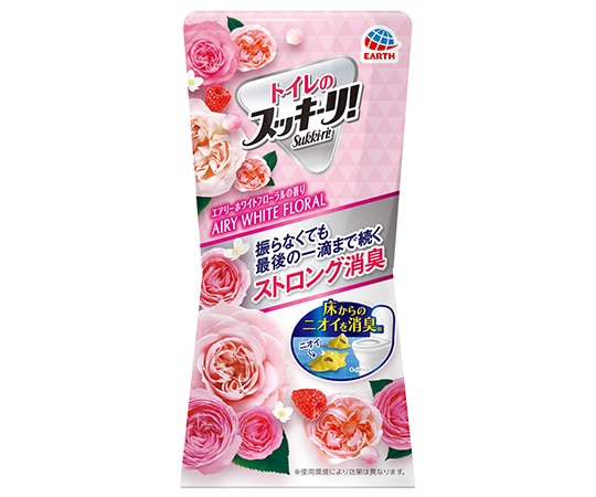 アース製薬 トイレのスッキーリ！ エアリーホワイトフローラルの香り 400ML 1個 (ご注文単位1個) 【直送品】