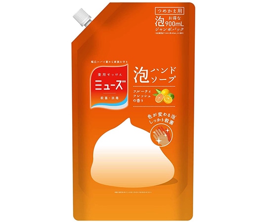 レキットベンキーザー 泡ミューズ フルーティフレッシュ ジャンボ 詰替 900mL 1個 (ご注文単位1個) 【直送品】