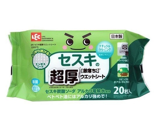 レック GNセスキ超厚ウエットシート 20枚 1個 (ご注文単位1個) 【直送品】