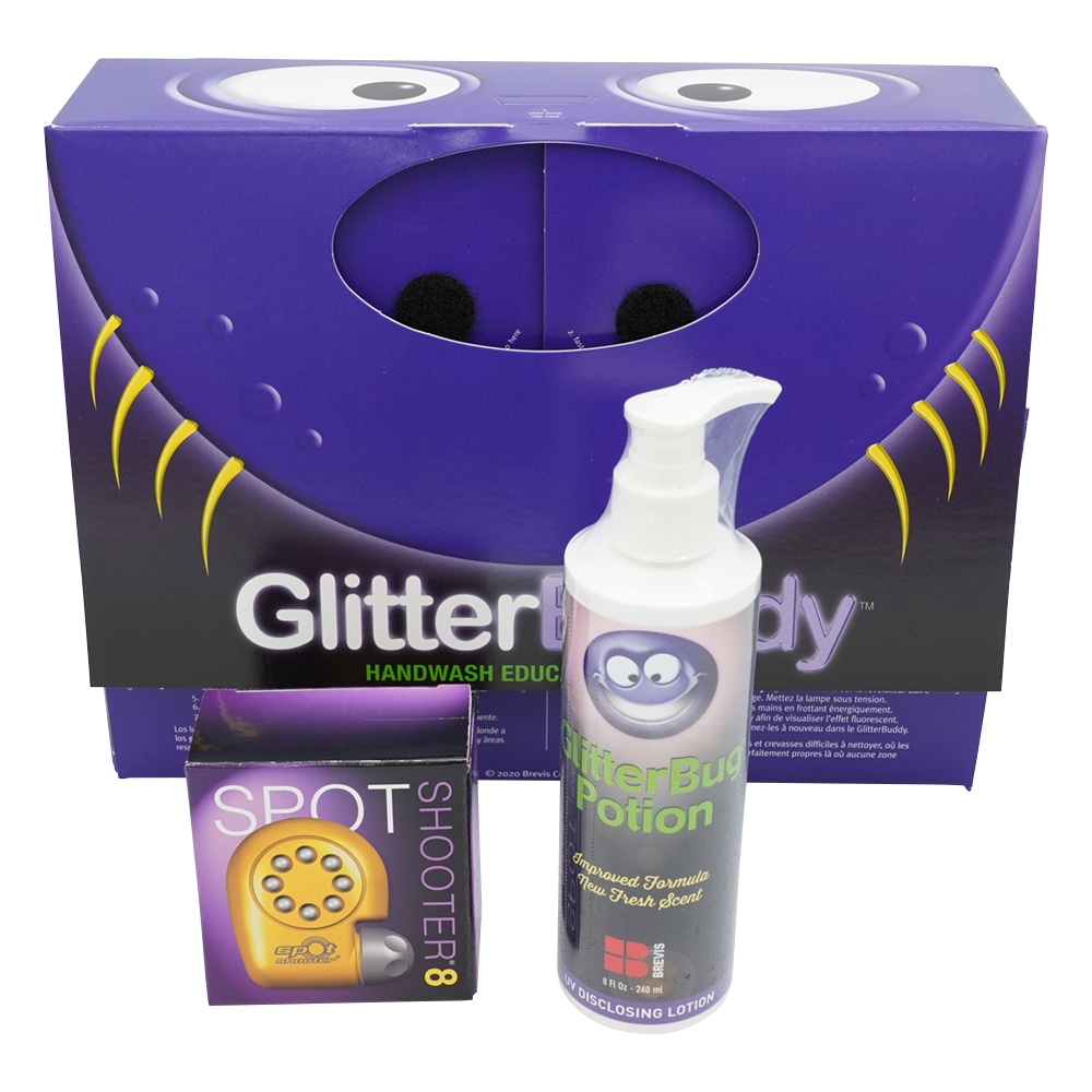 アズワン 手洗い評価キット［グリッターバディ］ 本体セット11-30100 1セット (ご注文単位1セット) 【直送品】