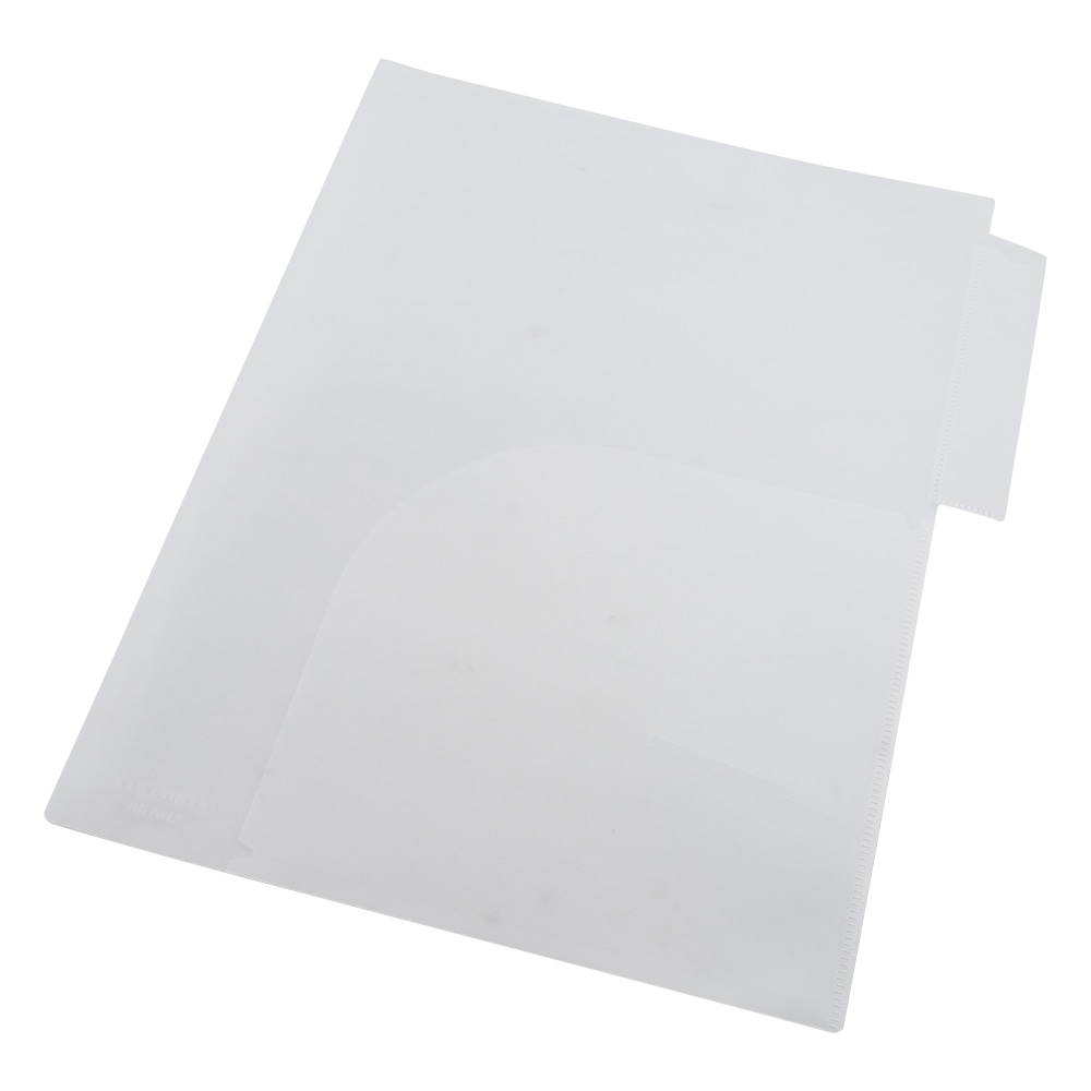 LIHITLAB カルテフォルダー (縦タイプ) 両サイドポケット 200枚入HK7612-ミ 1箱 (ご注文単位1箱) 【直送品】