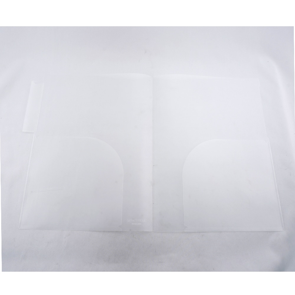 LIHITLAB カルテフォルダー (縦タイプ) 両サイドポケット 200枚入HK7612-ミ 1箱 (ご注文単位1箱) 【直送品】